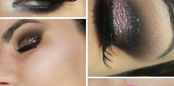 Tutorial – maquiagem poderosa com glitter rosa makeup-glitter-rosa
