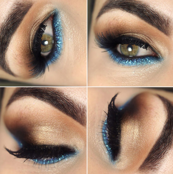 Tutorial - maquiagem pérola e azul turquesa » Pausa para Feminices