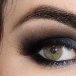 Tutorial - olho preto com brilho inspirado em Patrícia Poeta