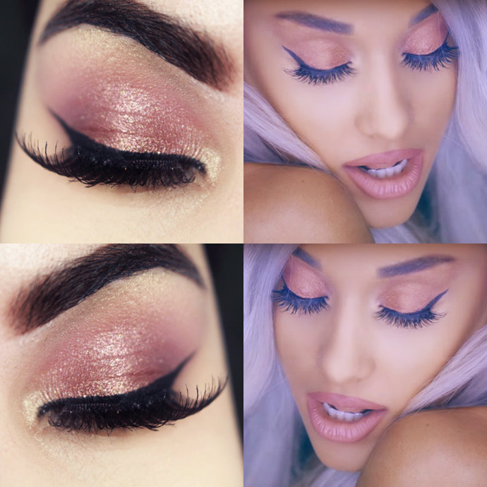 Ariana Grande Focus Makeup Tutorial Maquiagem Rosé Pausa
