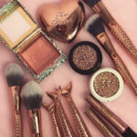 Meus pincéis Rose Gold Sereia