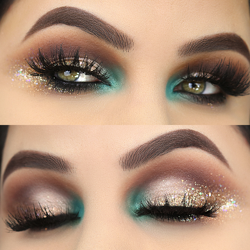 Tutorial Com a Técnica Blending Glitter Eyeliner