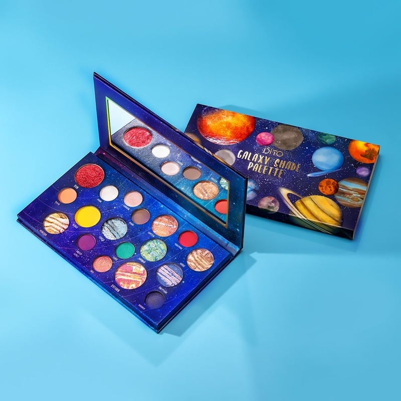 As coleção de paletas Galaxy da Dito Cosmetics