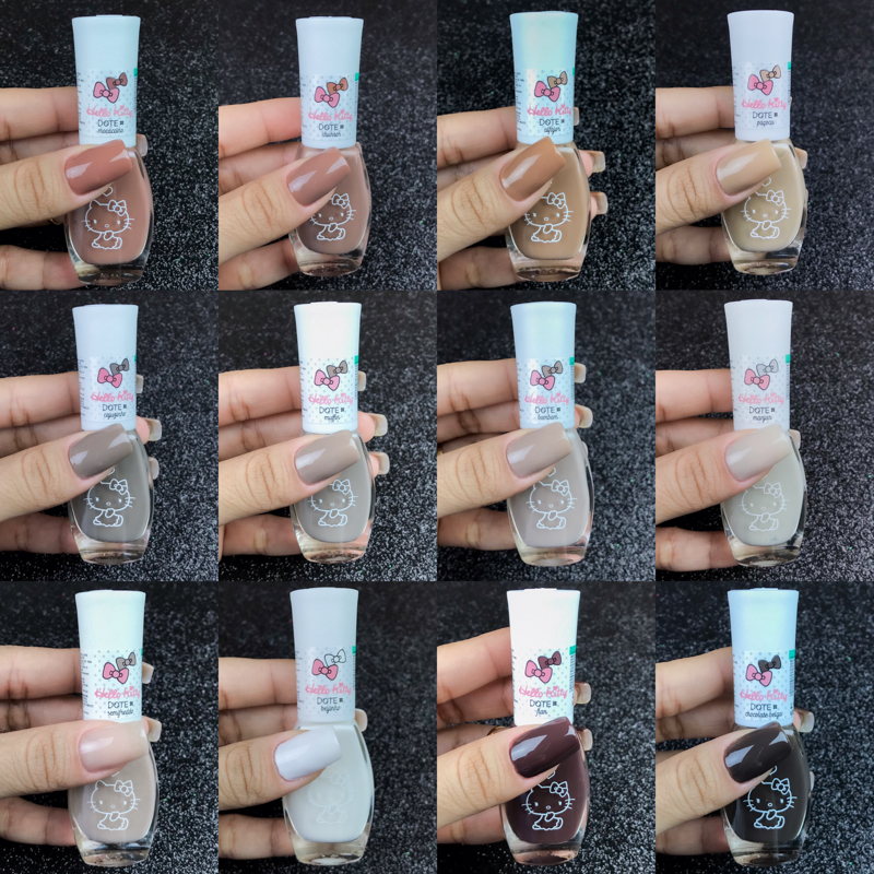 Swatches Coleção Doces Nude da Dote