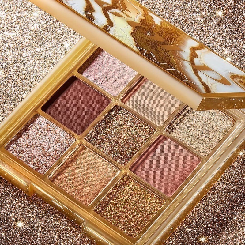 Gold Obsessions: A Paleta Douradinha Da Huda Beauty 