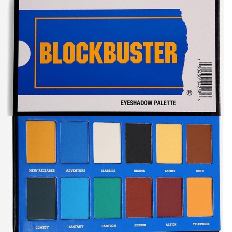A paleta nostálgica da Blockbuster